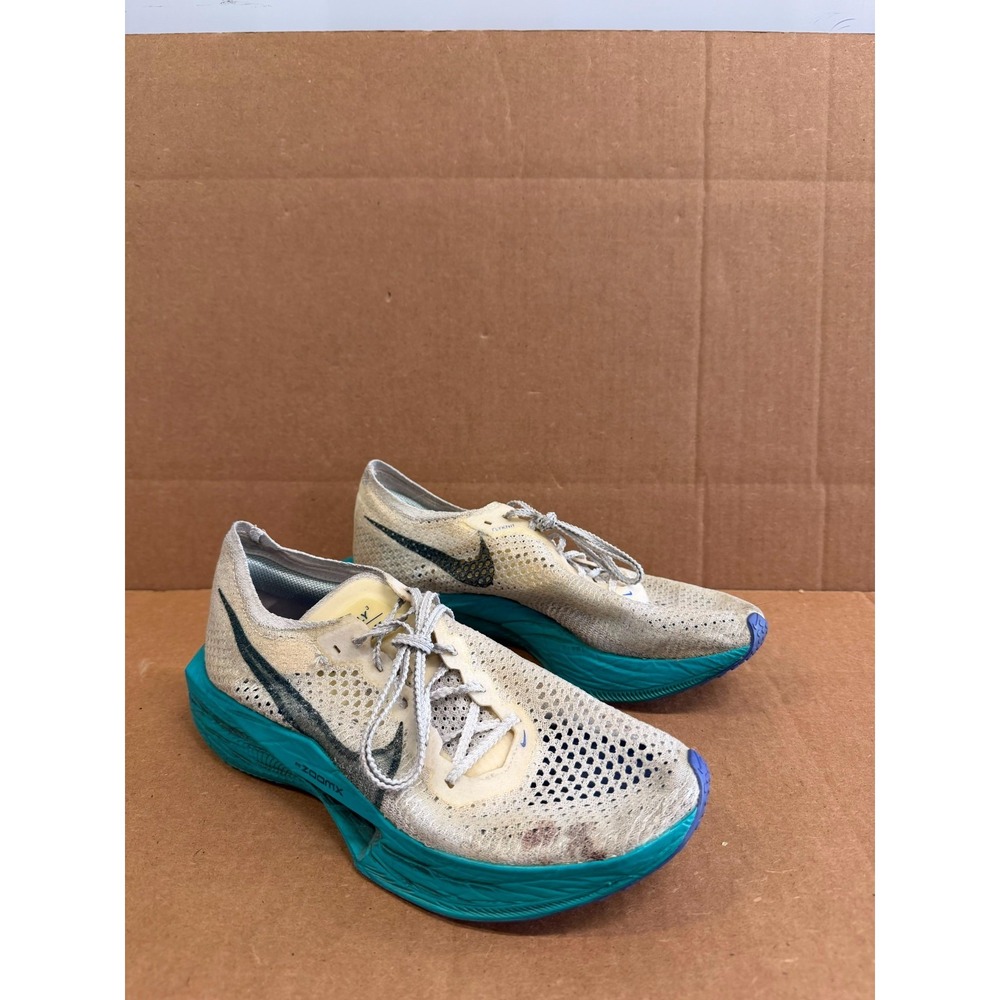 Nike ZoomX Vaporfly Next% 3 Sneakers White Jade Ice DV4130-102 Womens Size 9 US
